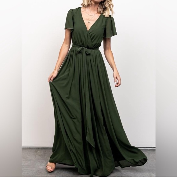 Baltic Born Dresses & Skirts - NWT Baltic Born Green Kristina Bridesmaid Maxi Dress